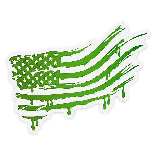 PREORDER: 4" JO Slime Flag Sticker (Clear Background)